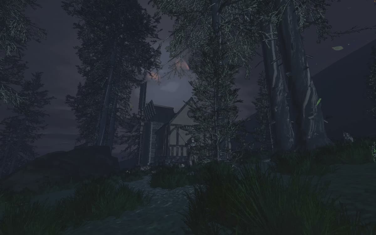 A deserted road through the old fortress.